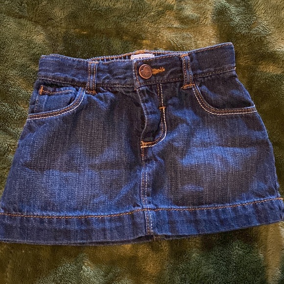 Old Navy and Carter’s Bundled Set Button Down, Thermal, Denim Skirt Size 12-18 - Picture 9 of 11